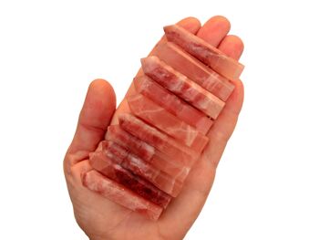 Pointe de cristal de calcite rose (45 mm - 55 mm) 3