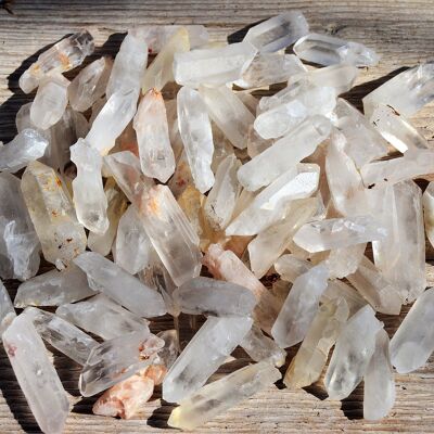 Lot en gros de points de quartz bruts