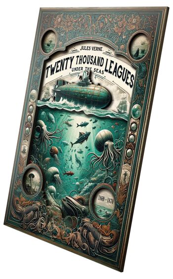 Tableau 3D Twenty Thousand Leagues Under the Seas A4 2