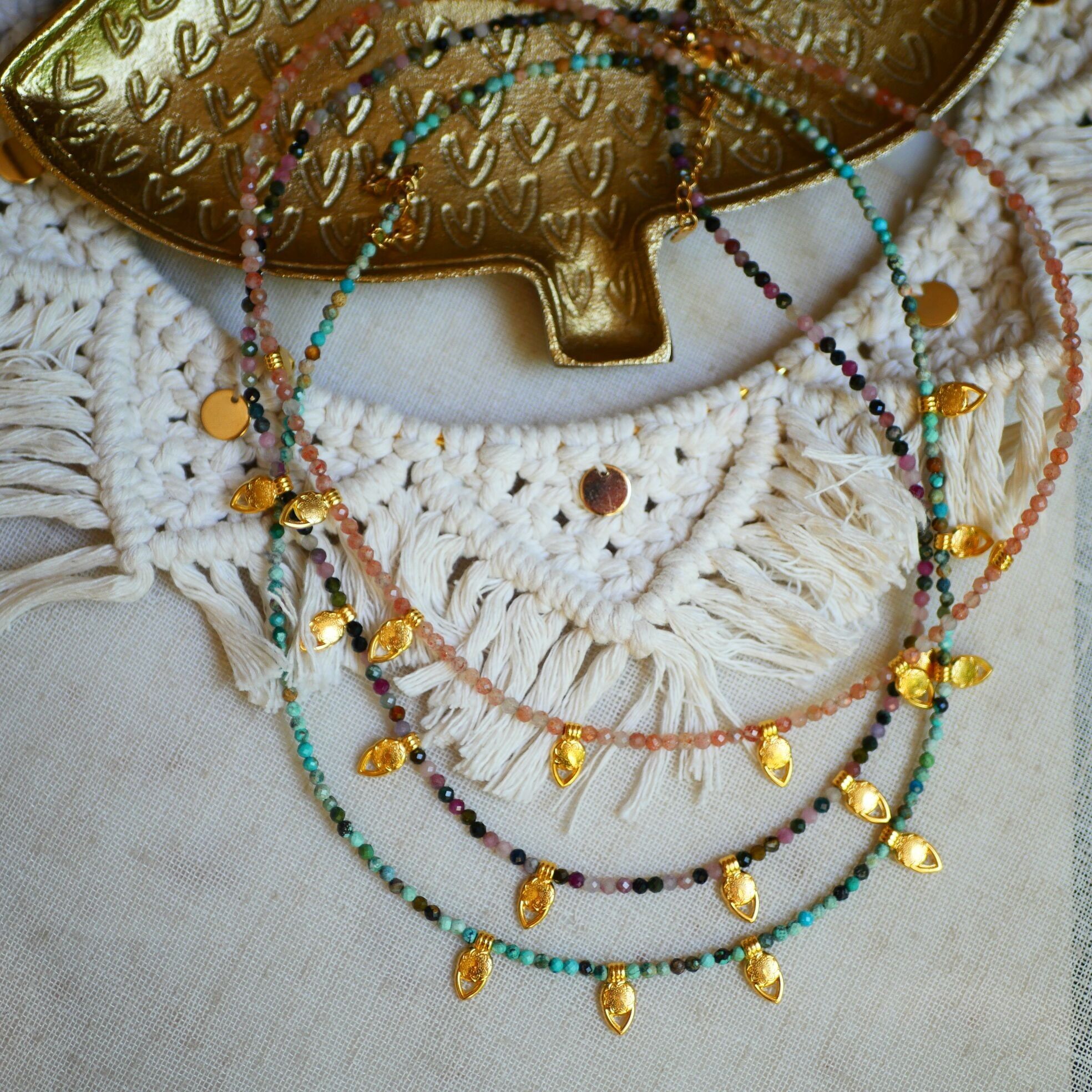 Collana Safar pietre a tua scelta