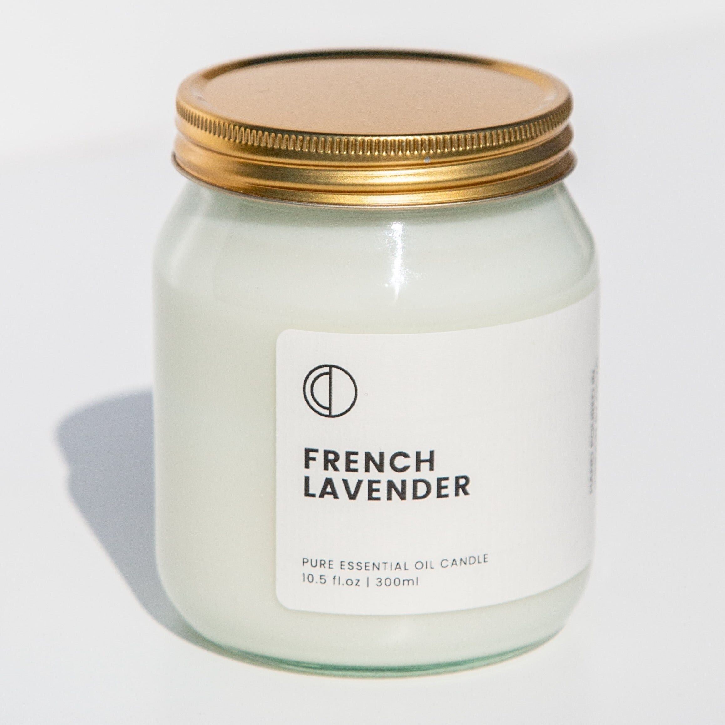 Lavanda francese | Candela in giara trasparente da 300 ml