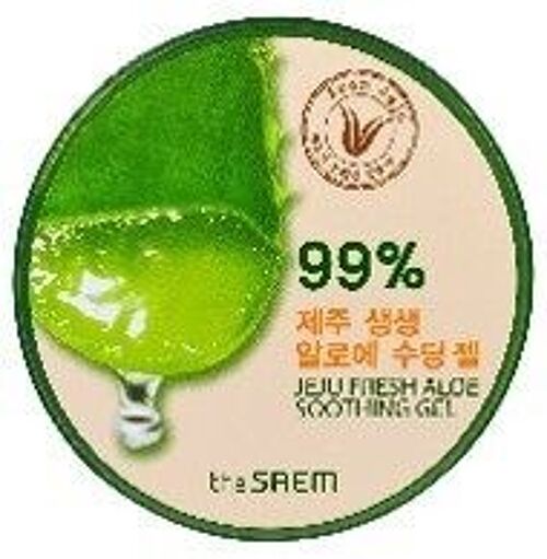 Jeju Fresh Aloe Gel Calmante 99% Frasco/ Gel Calmante Aloe 99% Tarro 300ml