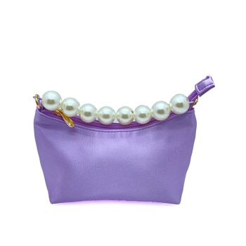 Mini-pochette Victoria Adelaide avec poignée en perles 2