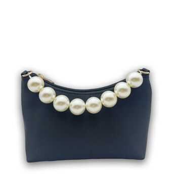 Mini-pochette Victoria Adelaide avec poignée en perles 3