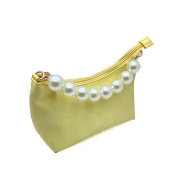 Mini-pochette Victoria Adelaide avec poignée en perles 5