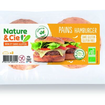 Panini per hamburger biologici, senza glutine Natura & Cie