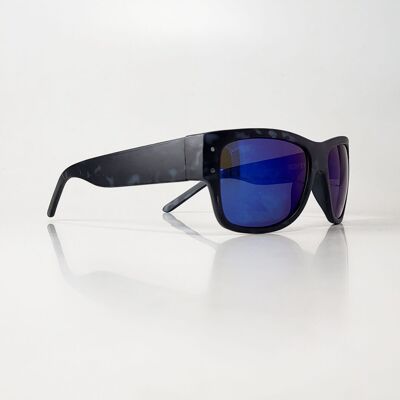 Gafas de sol TopTen negras con montura transparente con estampado de camuflaje SG14010UGR