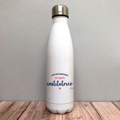 Cadeau Institutrice  / maitresse - gourde isotherme