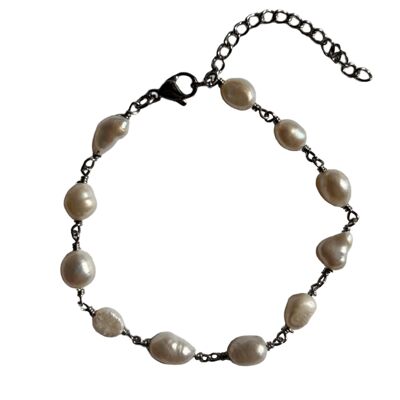 BRACELET AGATHA AVEC PERLES