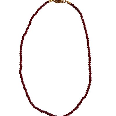 COLLANA SEGESTA IN ROSSO BORDEAUX