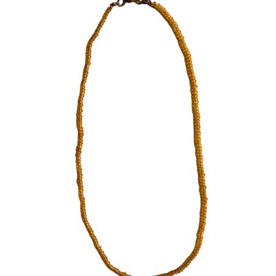 COLLIER SEGESTA EN JAUNE D'OR