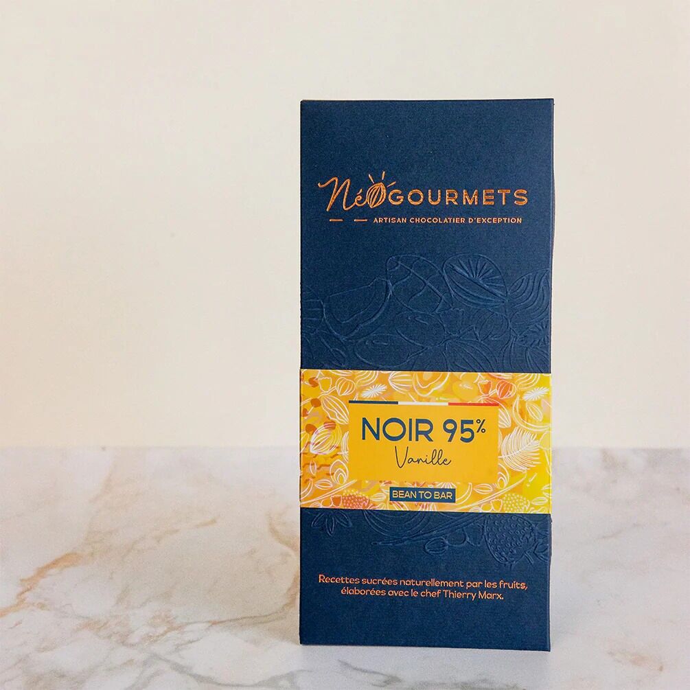 Tablette Chocolat Noir 95% Vanille - Bio, commerce équitable
