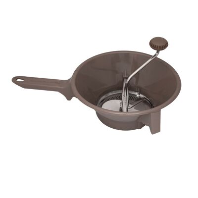 Passaverdure - Polypro Taupe - ⌀ 24 cm - 2 Griglie in Acciaio Inox | GUILLOUARD