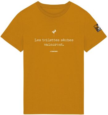 T-shirt Bio militant "Les toilettes sèches vaincront" 7