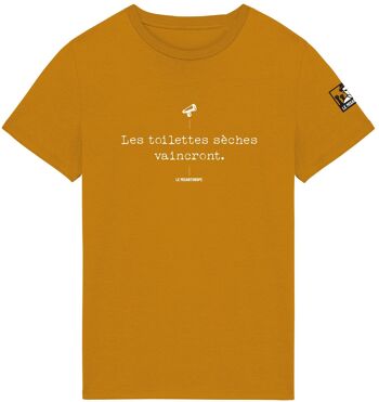 T-shirt Bio militant "Les toilettes sèches vaincront" 16