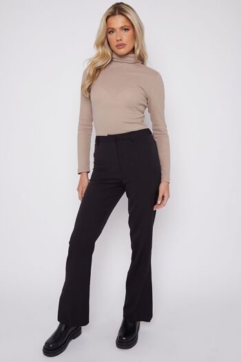 PANTALON SUR MESURE À OURLET FENDU-1478 1