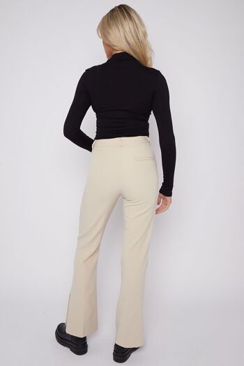 PANTALON SUR MESURE À OURLET FENDU-1478 2