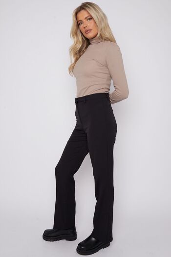 PANTALON SUR MESURE À OURLET FENDU-1478 4