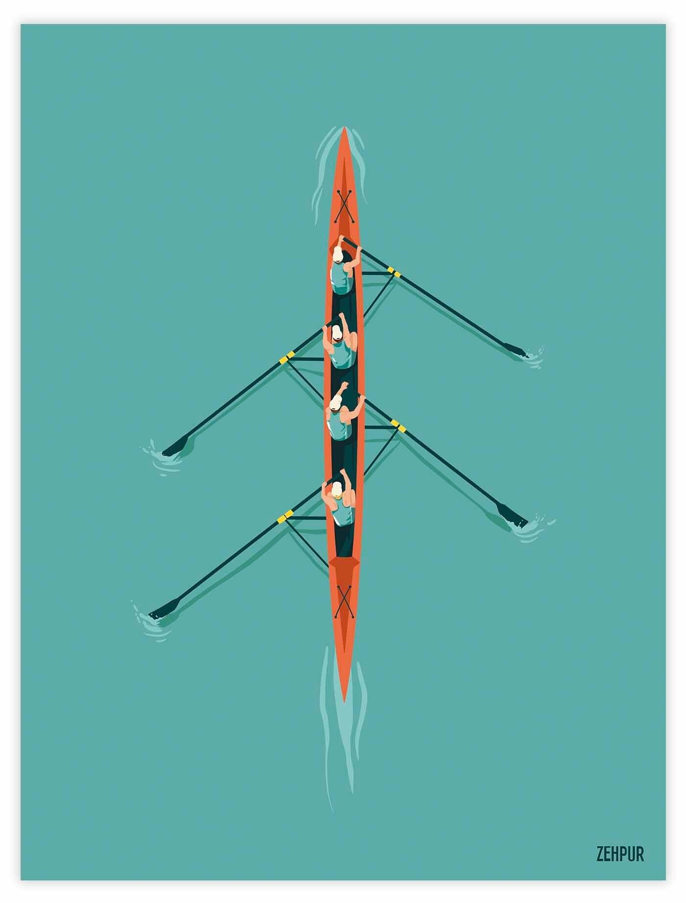 Rowing poster | Sports poster