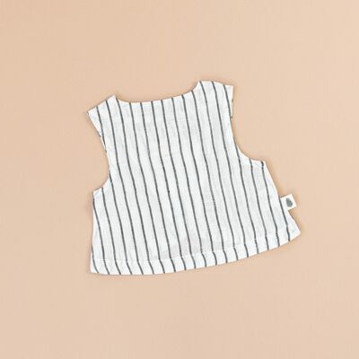 Linen Stripe Singlet