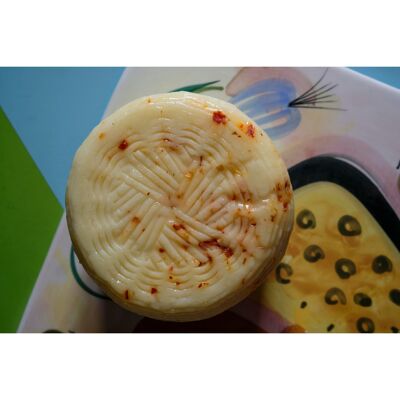 Pecorino sicilien au piment, premier affinage