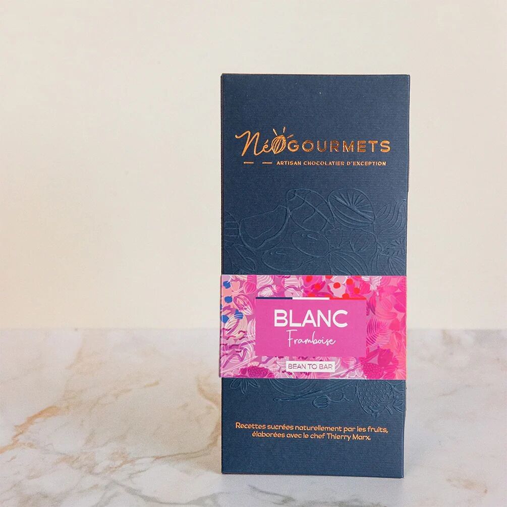 Tablette Chocolat Blanc 33% Framboise