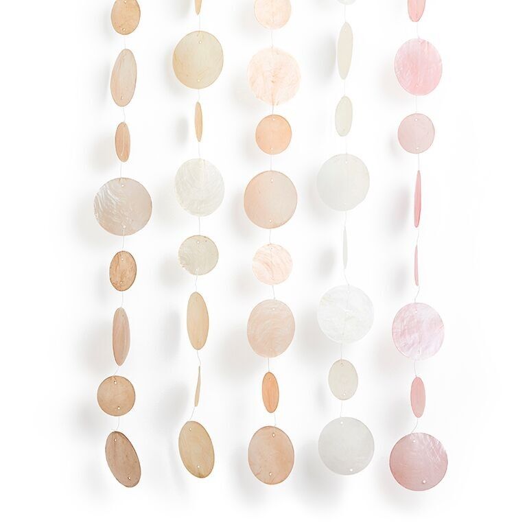 Shell garland Capiz Small Design