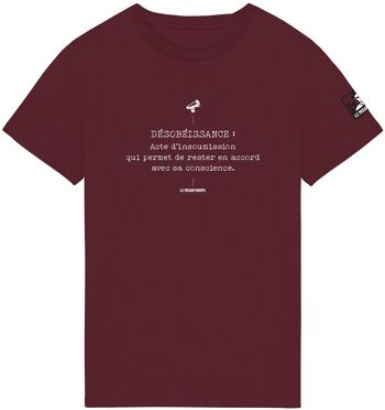 T-shirt Bio militant "Désobéissance" 1