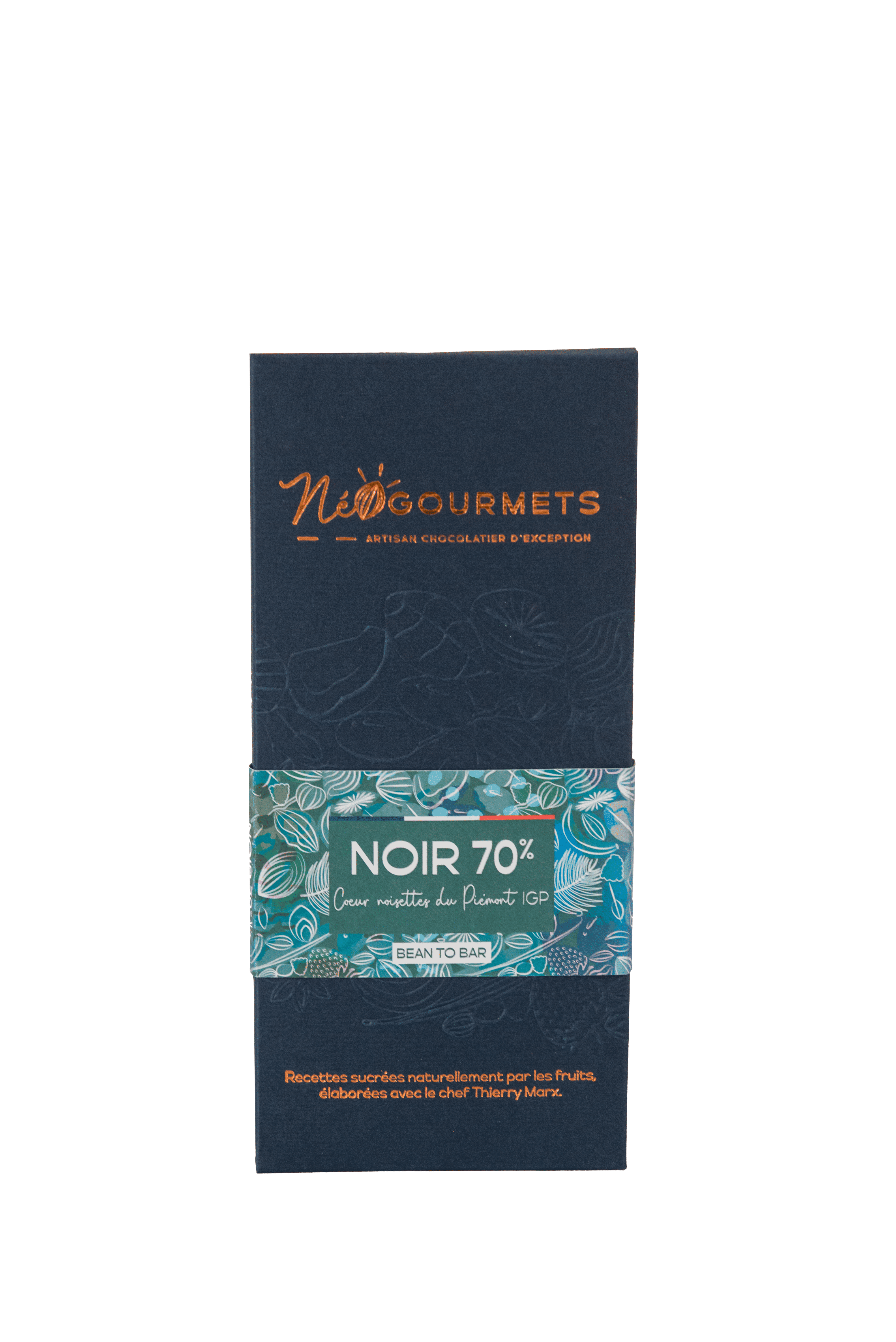 Chocolate Bar 70% Piedmont Hazelnut Heart