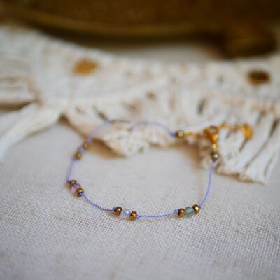 Anveshan Fluorite cord bracelet