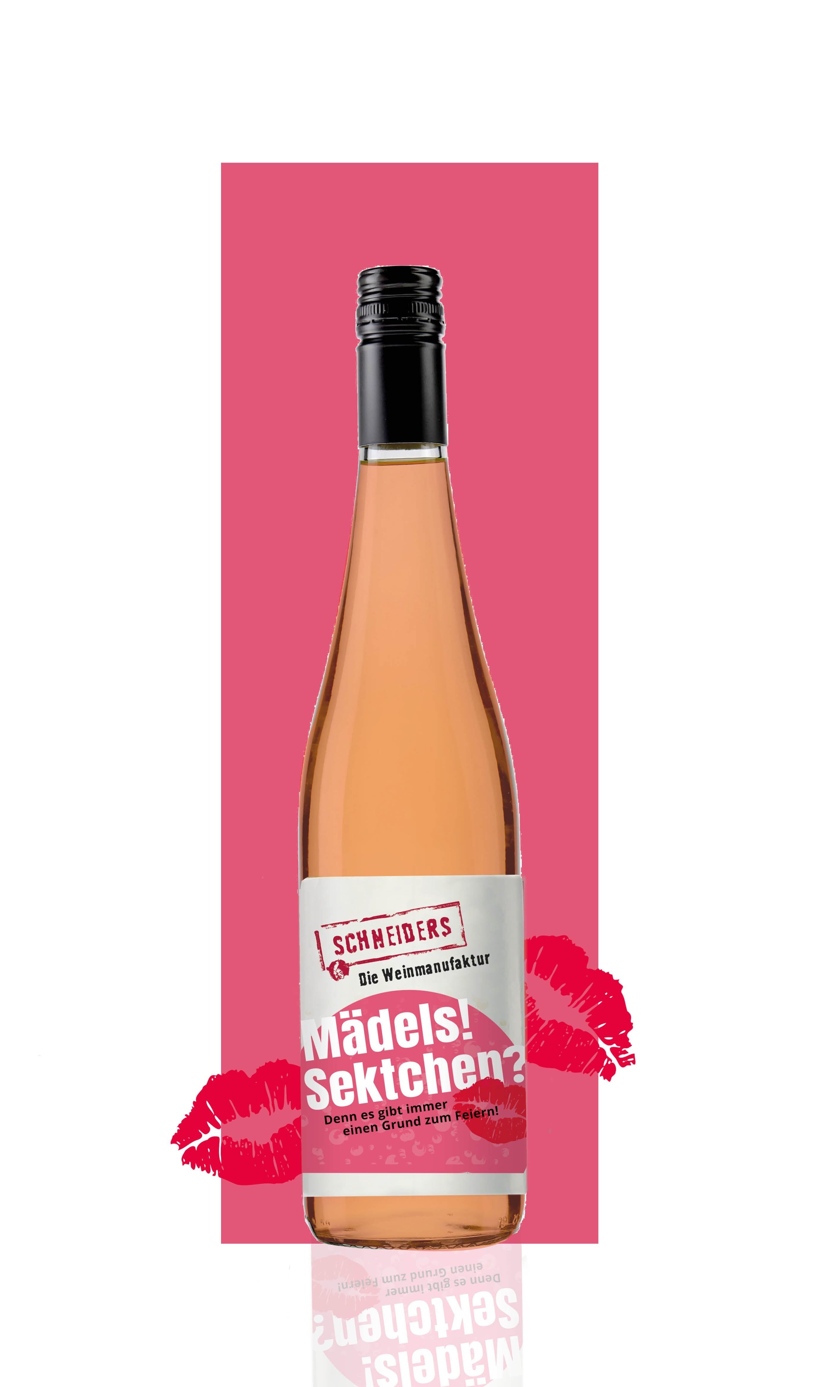 Ragazze! Vino frizzante? (Secco Rosato)