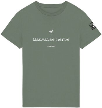 T-shirt Bio militant "Mauvaise herbe" 3