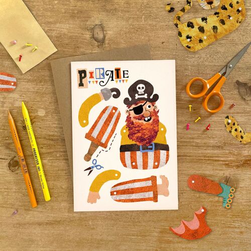 Pirate Split Pin Puppet Activity Card