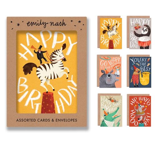 Circus Animals Birthday Multipack x 6