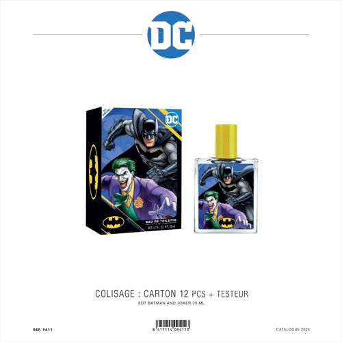 Batman & Joker Parfum Eau de Toilette Licence 30 ml