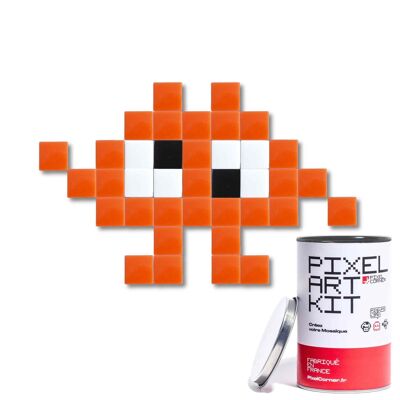 Little Alien(s) Orange – Kunstset von Pixel Corner