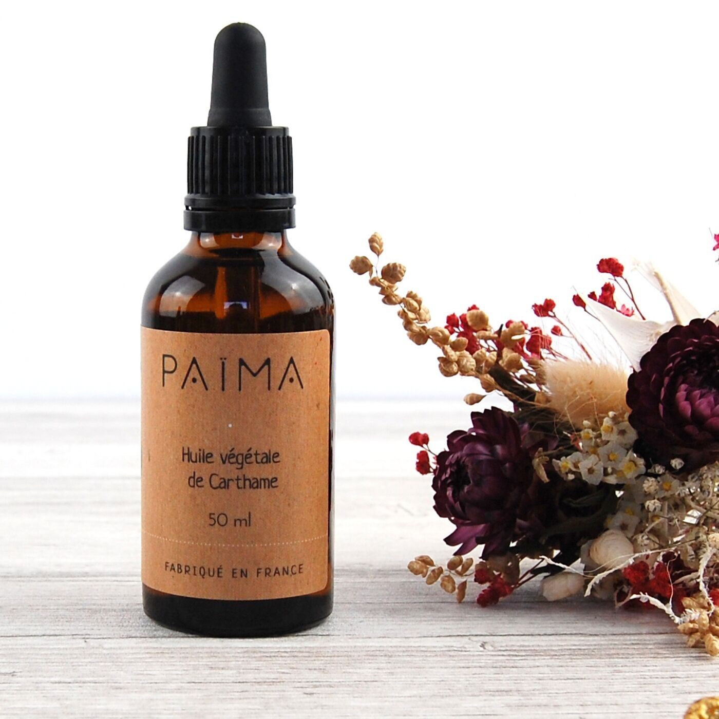 Huile végétale de Carthame - Huile pour le soin visage