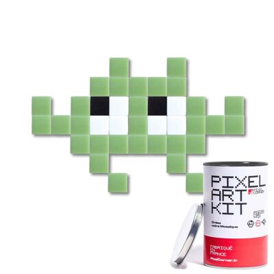 Piccoli alieni verde chiaro - Kit artistico di Pixel Corner
