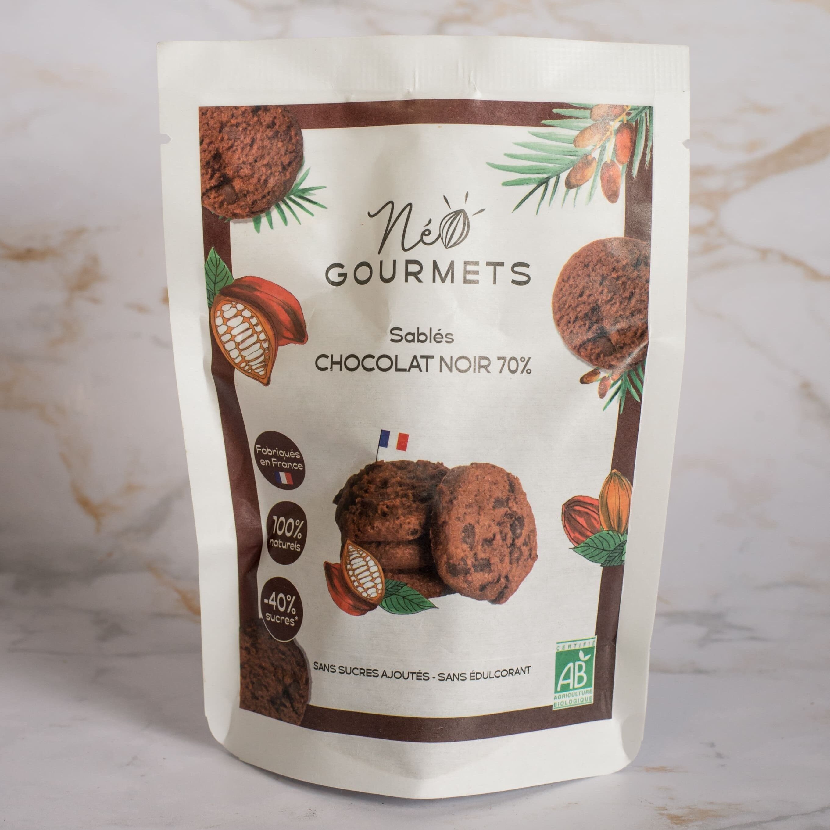 Biscuits Chocolat Noir 70%