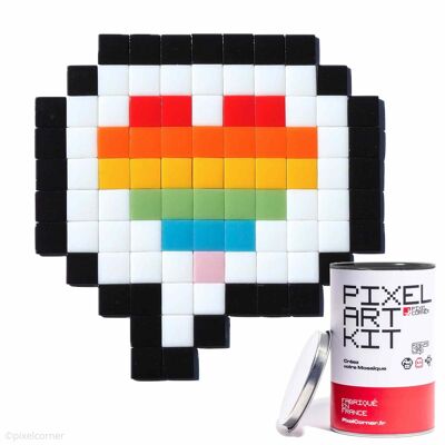 Messaggio d'amore + - Kit artistico di Pixel Corner