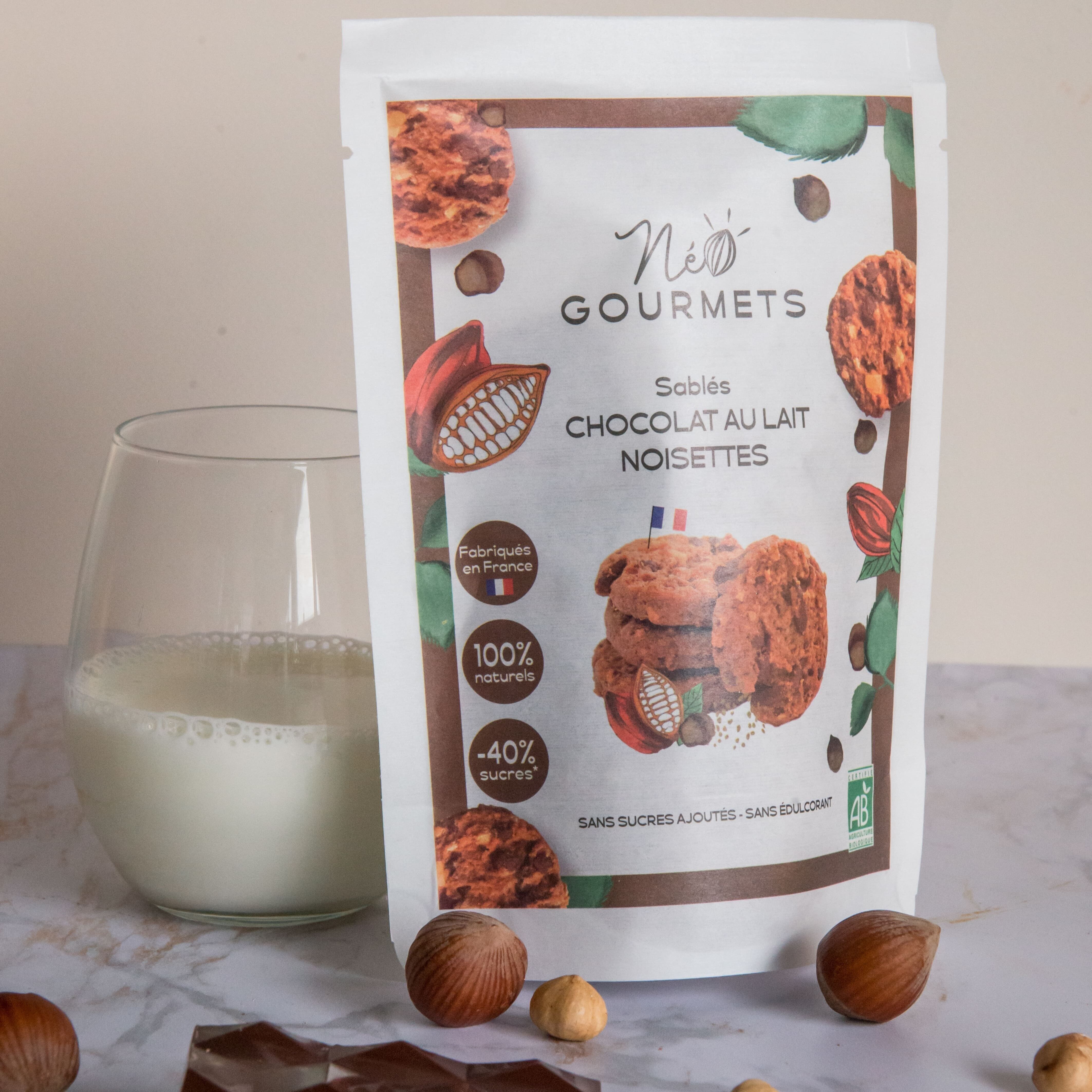 Biscuits Chocolat Lait Noisettes