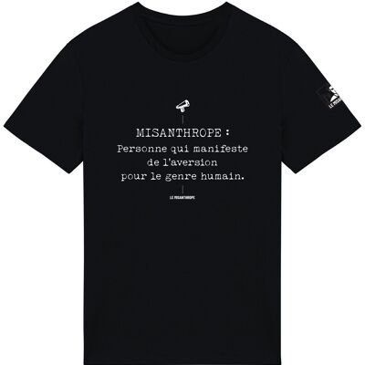 T-shirt militante BIO "Il misantropo"
