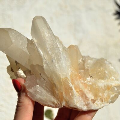 Grand amas de quartz cristallin (250g - 650g)