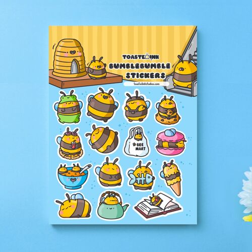 Bee Sticker Sheet | Cute Planner Stickers