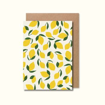 Carte citrons