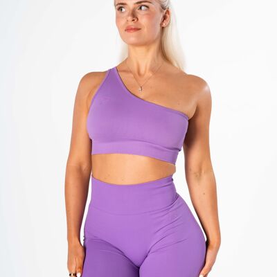 Radiant Single Strap Top - Dunkelviolett