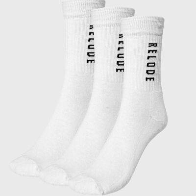 Pack de 3 calcetines de entrenamiento - Blanco