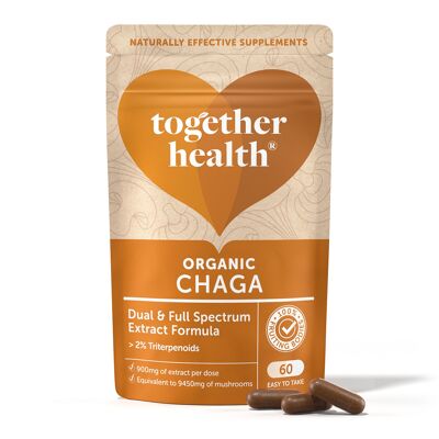 Fungo Chaga 9450mg - Ad alta concentrazione – 60 Capsule