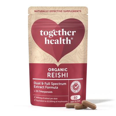 Reishi Mushroom 10,300mg - High Strength – 60 Capsules
