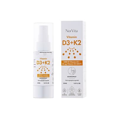 NorVita Vitamin D3 + K2 Spray